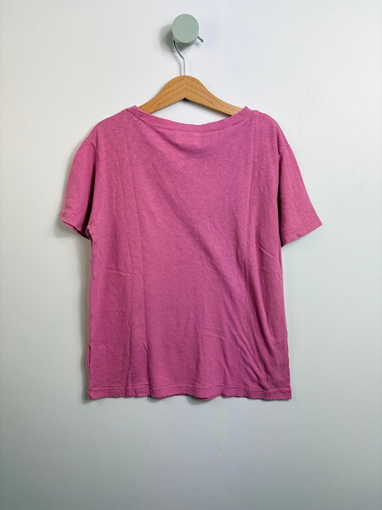 T-SHIRT BAUMWOLL LEINEN MIX • 152 • LONG LIVE THE QUEEN