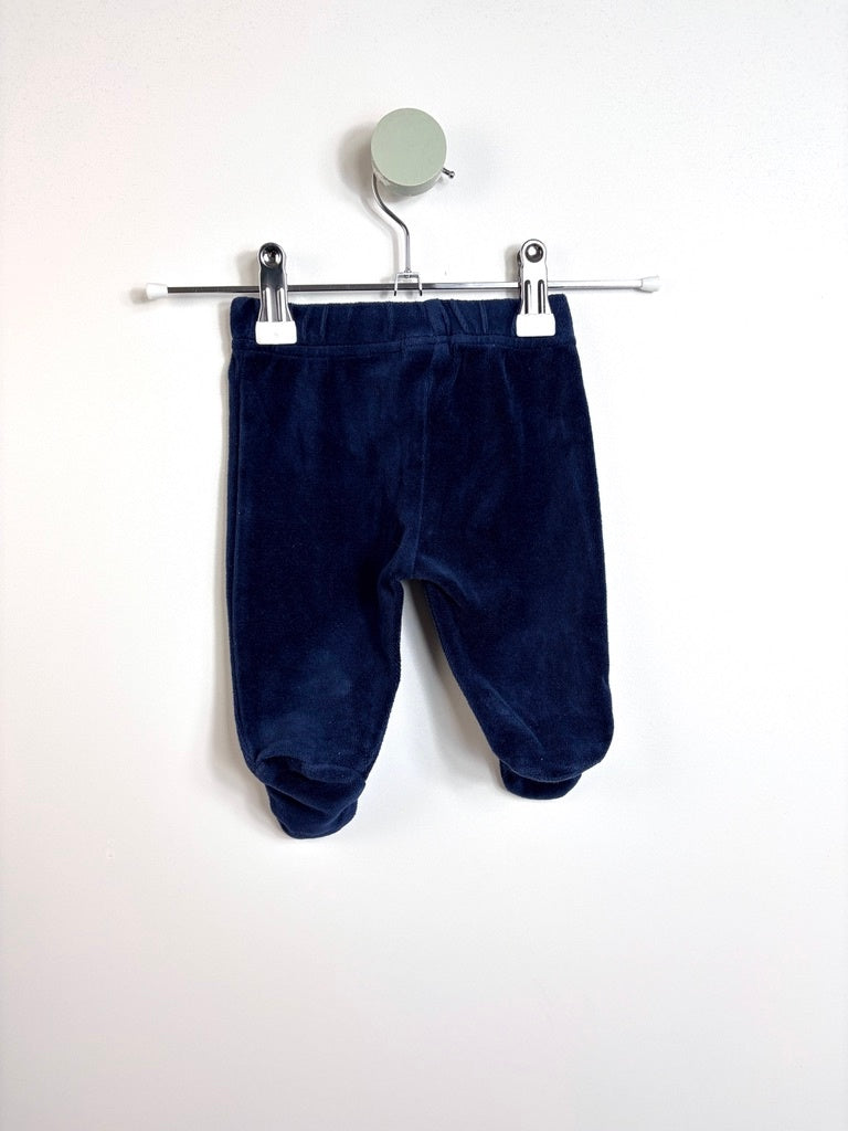 NICKI HOSE MIT FÜßEN • 50 • PUSBLU