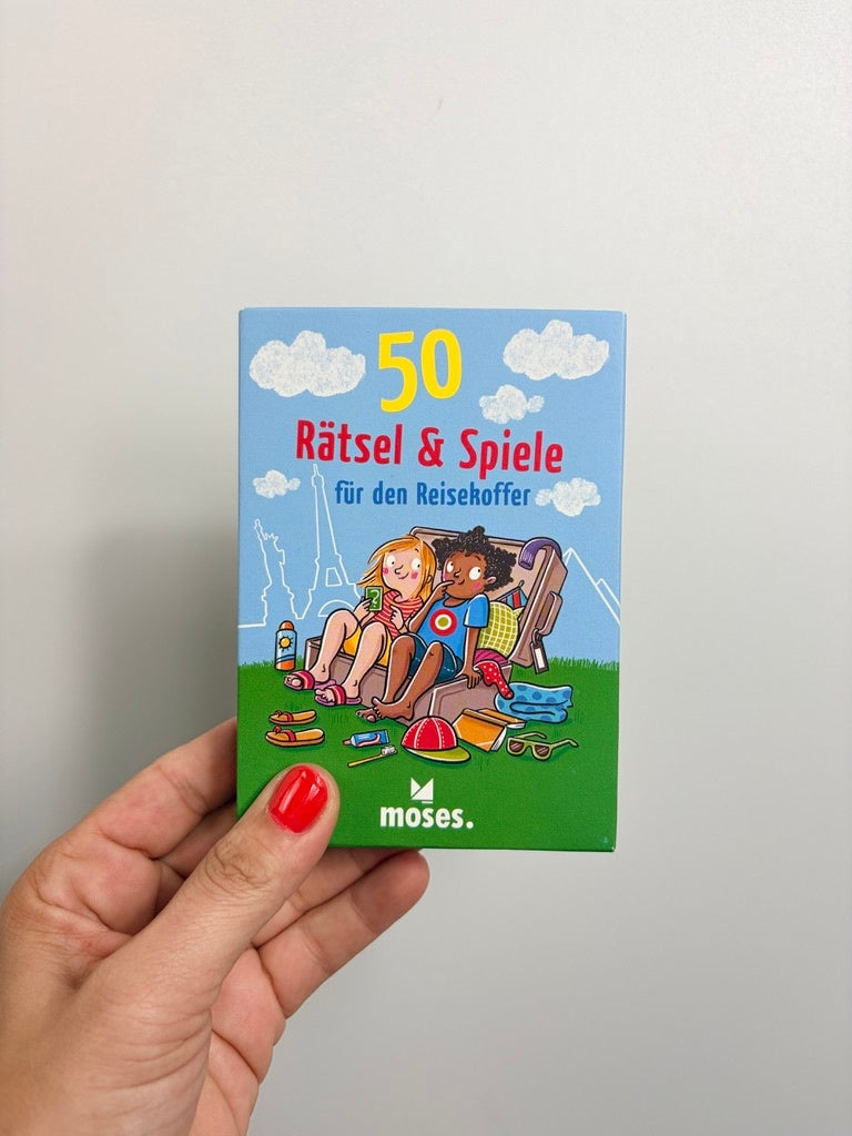 SPIEL • 50 RÄTSEL & SPIELE FÜR DEN REISEKOFFER• MOSES.