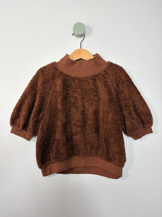 TEDDY SWEATSHIRT MIT KURZEN ARMEN • 116 • LONG LIVE THE QUEEN