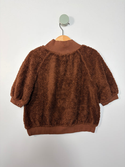 TEDDY SWEATSHIRT MIT KURZEN ARMEN • 116 • LONG LIVE THE QUEEN
