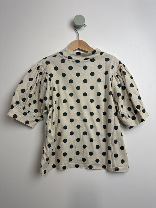 PUFFÄRMEL T-SHIRT PUNKTE  • 152 • LMTD