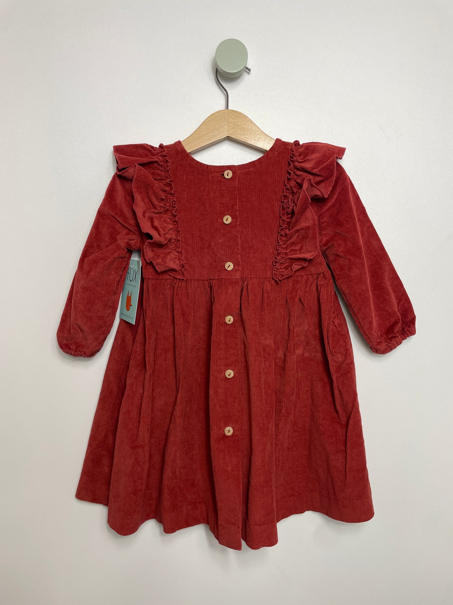 Cordkleid Rüschen • 86 • huttelihut