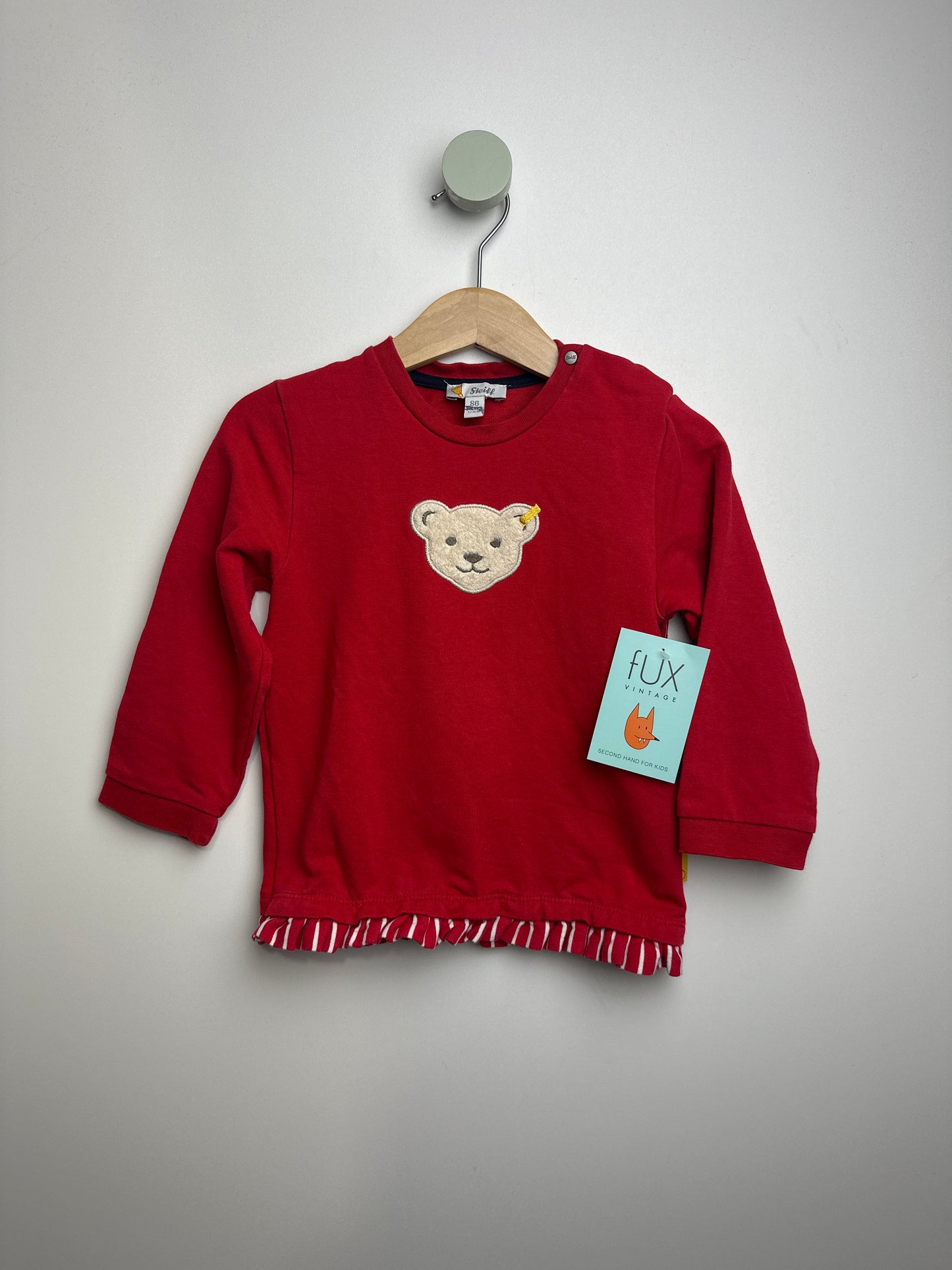 Sweatshirt mit Rüschen • 80 • steiff