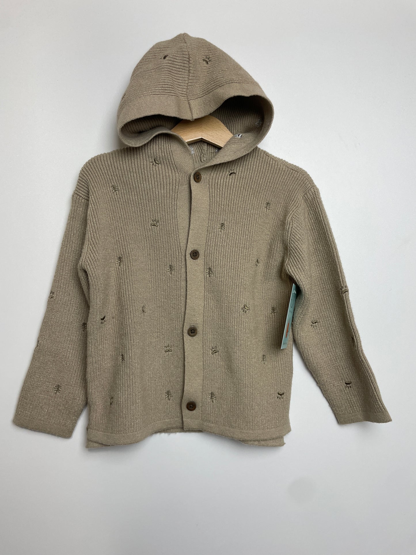 Strickjacke mit Kapuze • 104 • zara