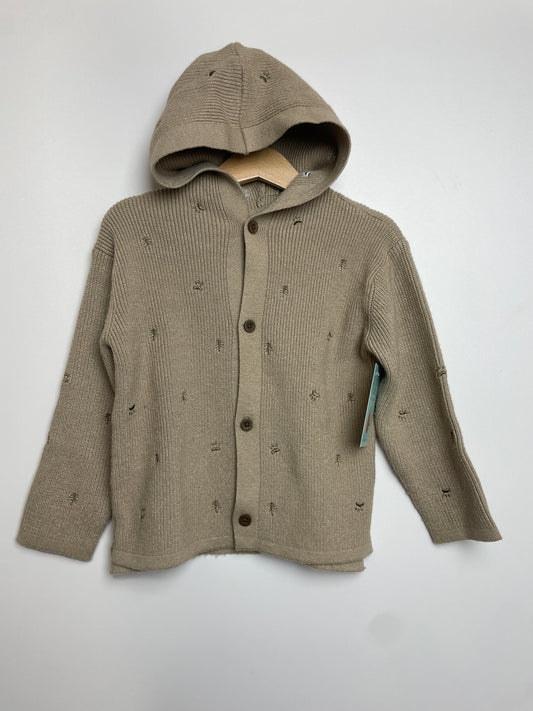 Strickjacke mit Kapuze • 104 • zara