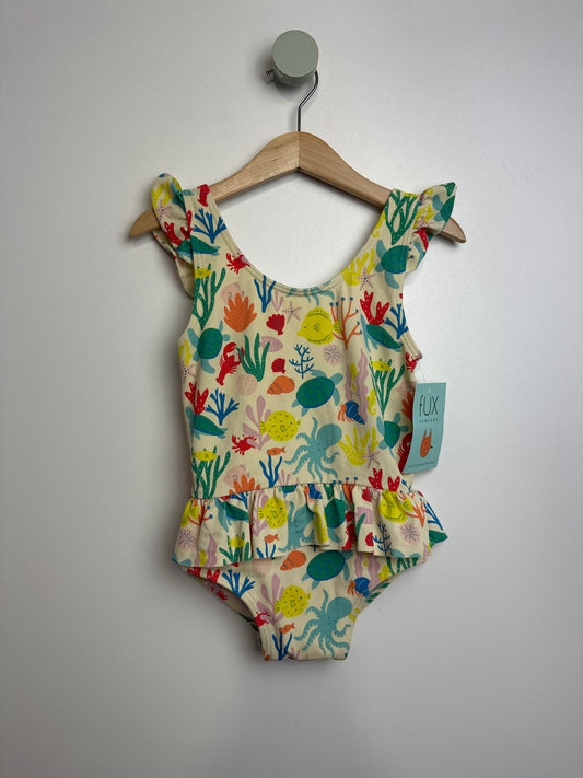 Badeanzug Meerestiere & Rüschen • 98 • mini boden