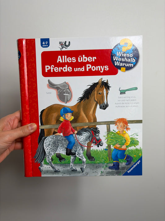 BUCH • ALLES ÜBER PFERDE UND PONYS • RAVENSBURGER
