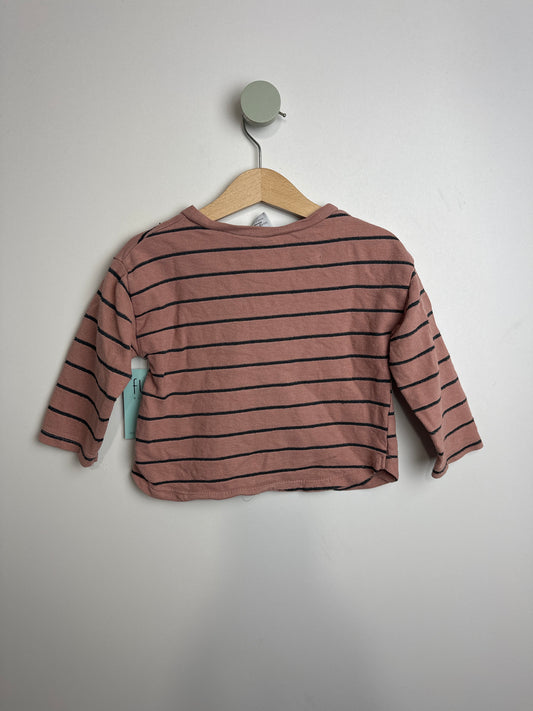 LANGARMSHIRT STREIFEN • 80 • ZARA