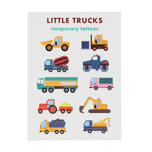 TEMPORARY TATTOO • LITTLE TRUCKS