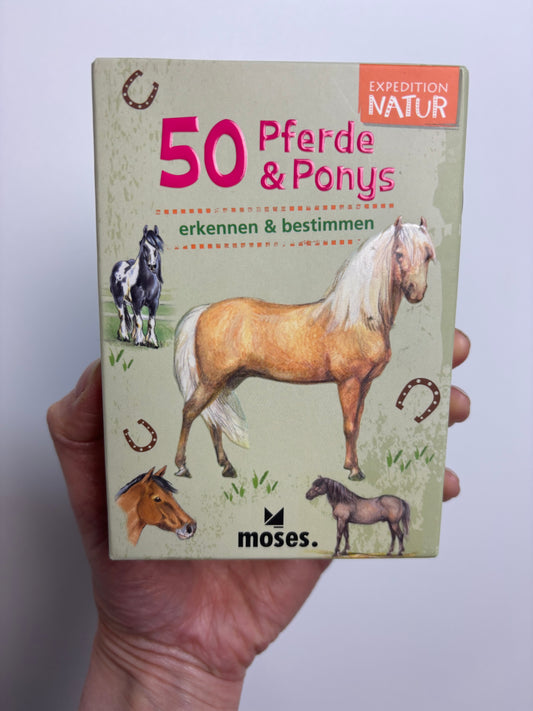 50 Pferde & Ponys • Karten • moses.