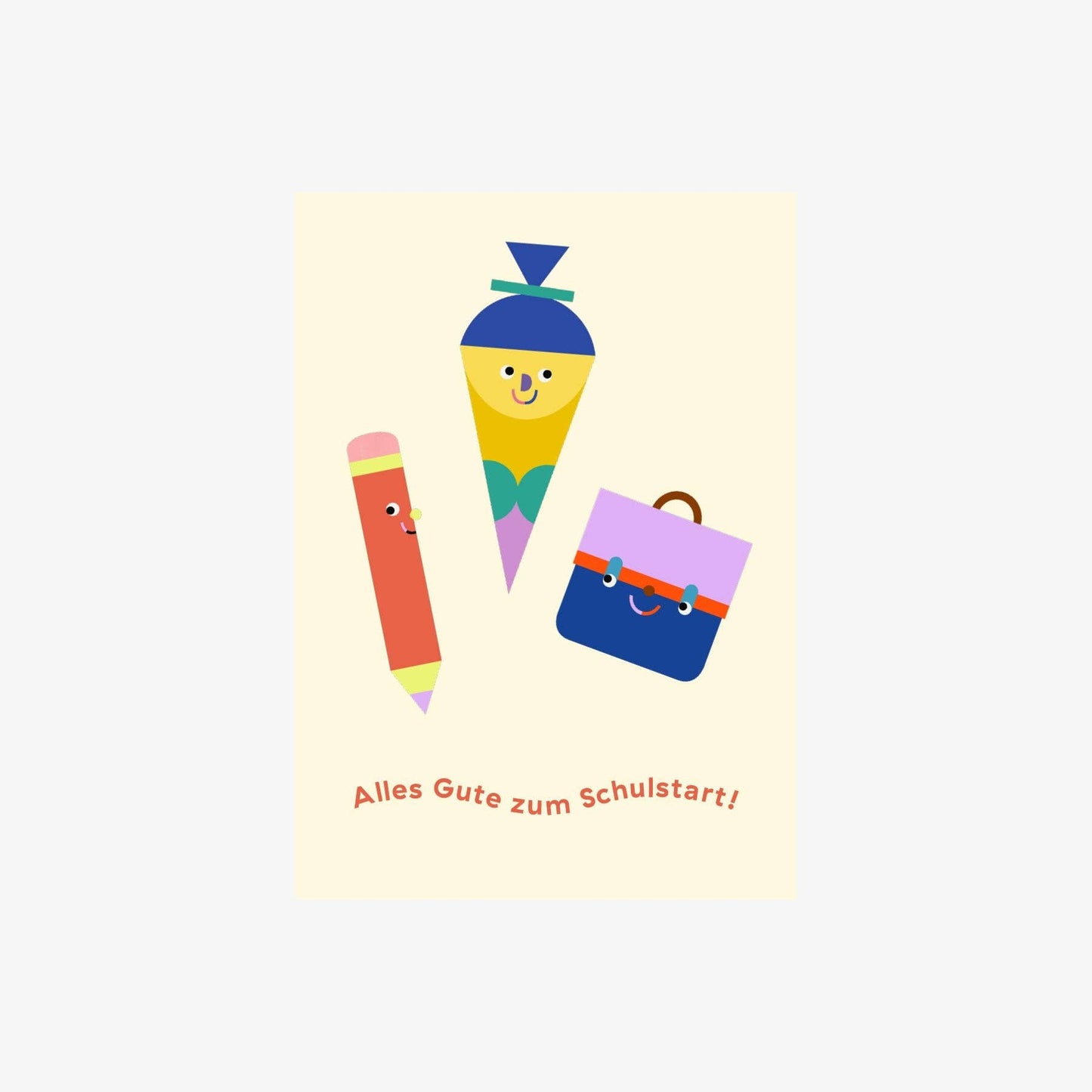 POSTKARTE • ALLES GUTE ZUM SCHULSTART