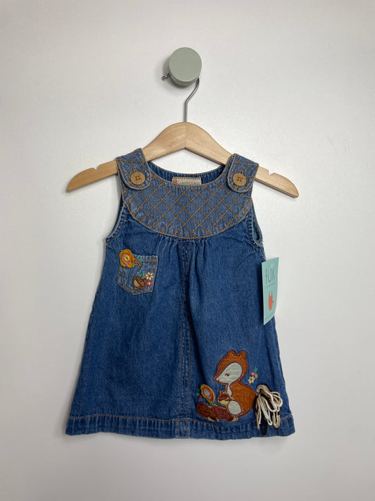 Jeanskleid Eichhörnchen • 80 • gillian´s closet