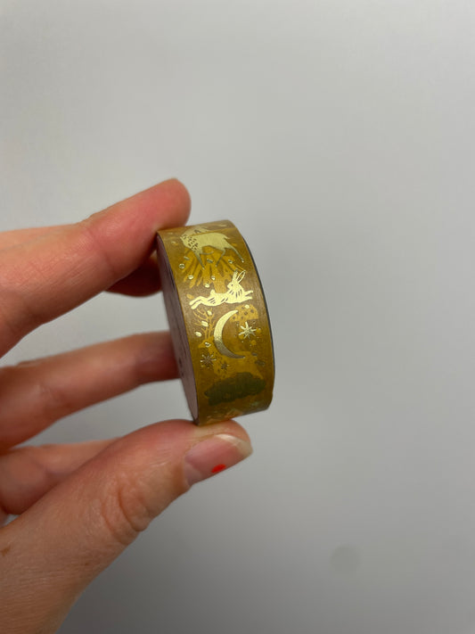 Washi Tape • Nostalgic Christmas gelb • 1,5cm 10m