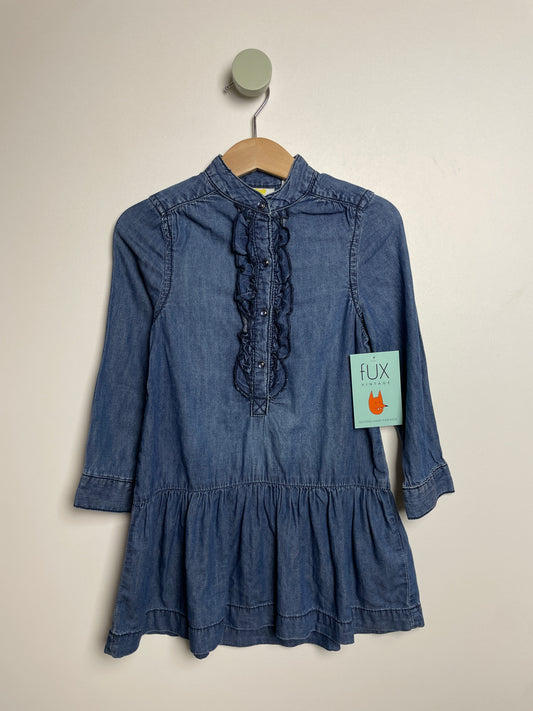 Jeanskleid Rüschen• 98 • kids
