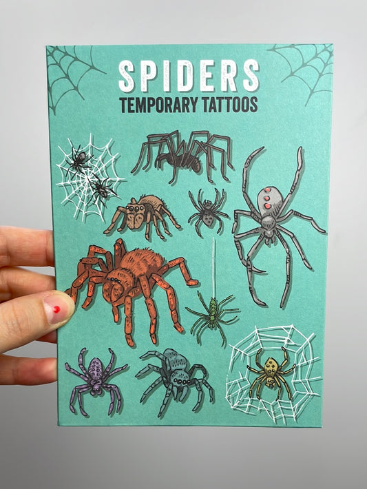 Temporary Tattoos • Spiders