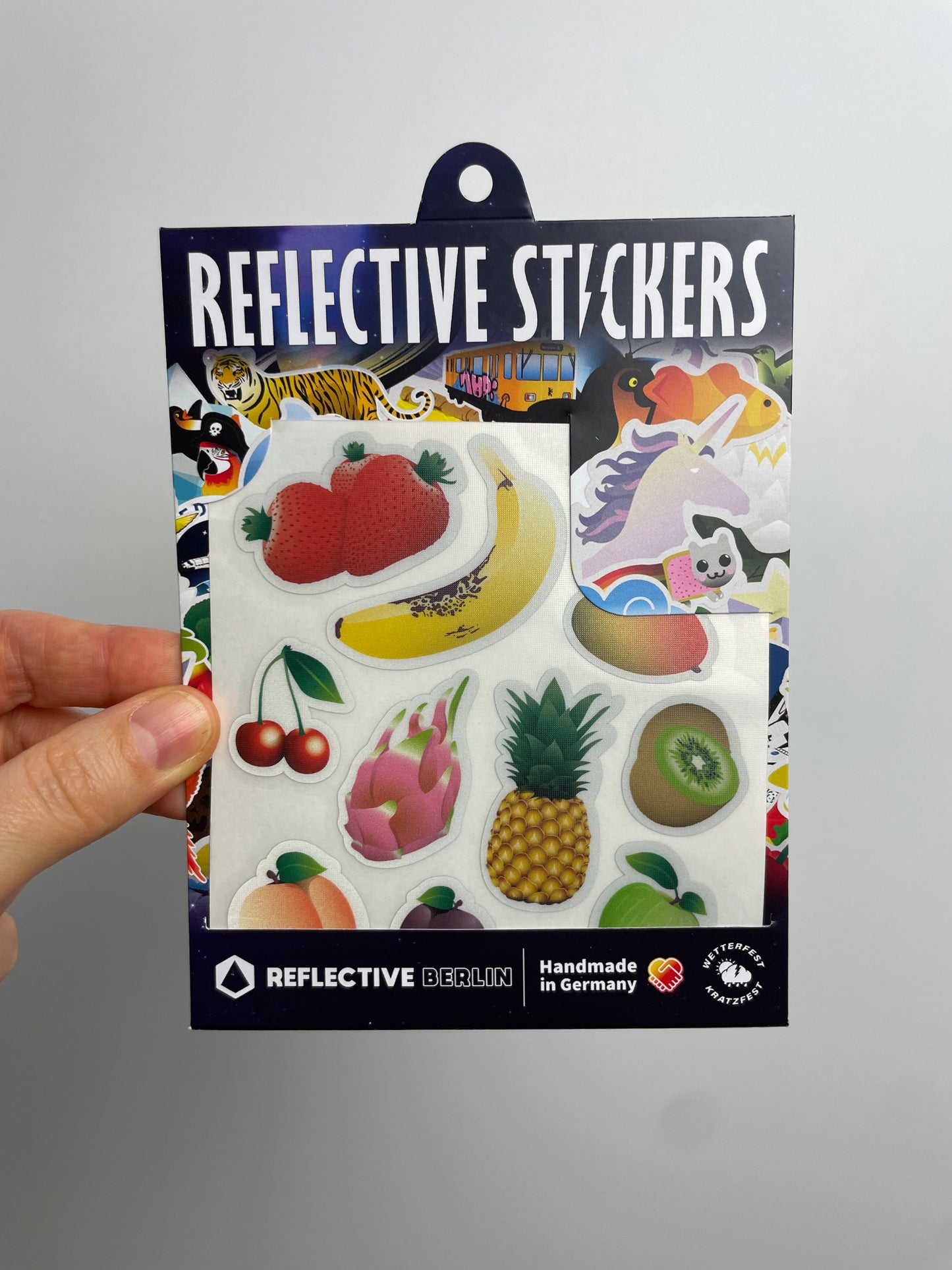 REFLEKTIERENDES STICKER SET KID • FRUITS