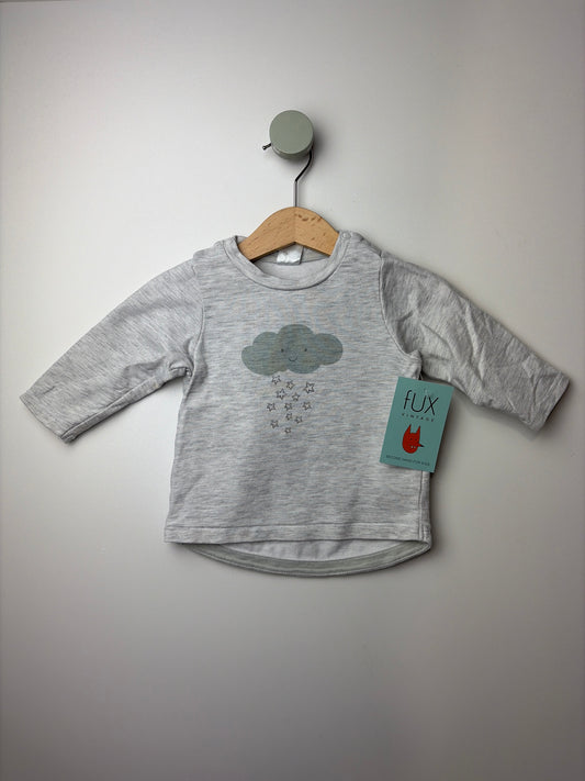 SWEATSHIRT WOLKE • 68 • H&M