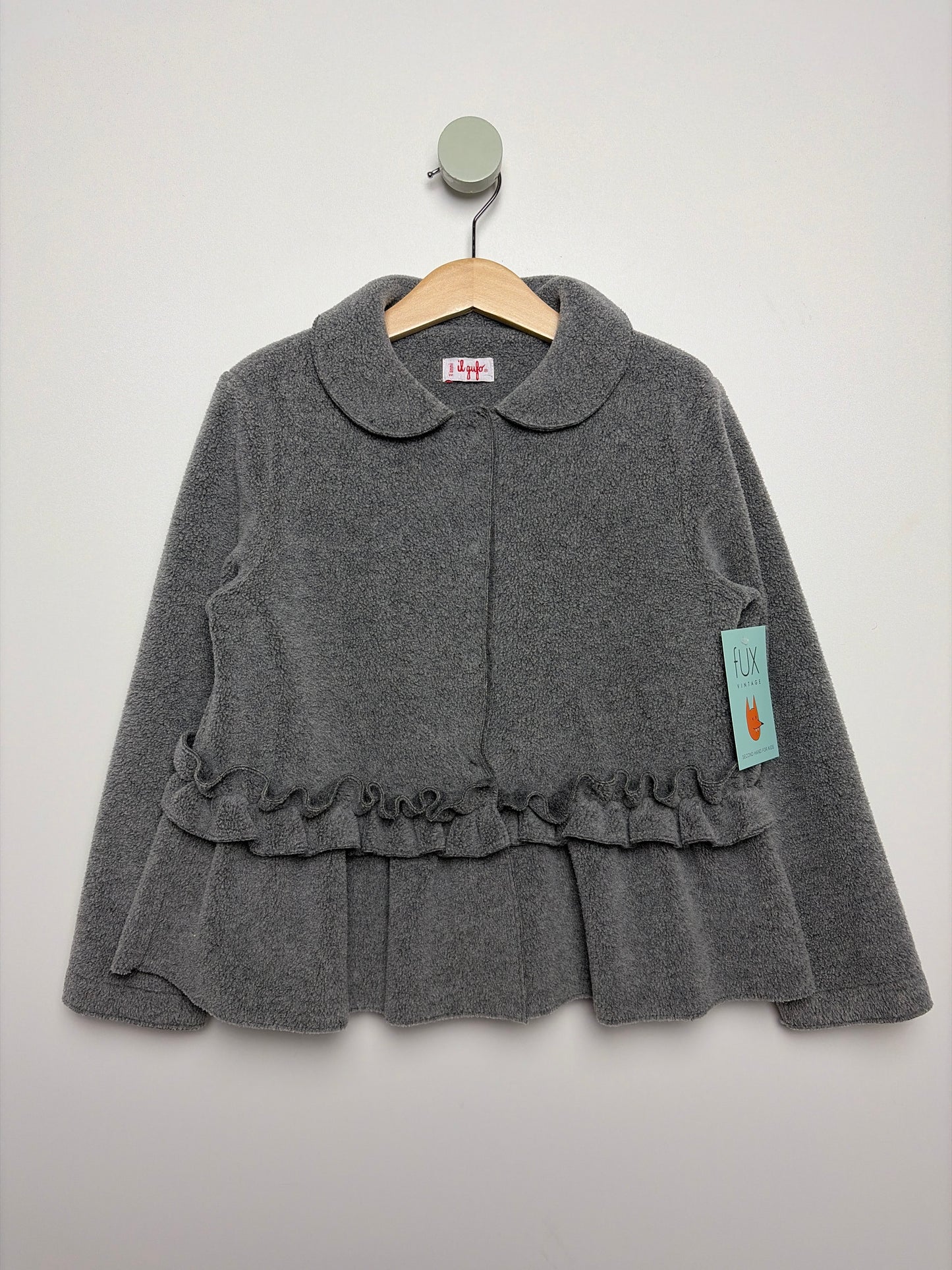 FLEECEJACKE MIT RÜSCHEN • 122 • IL GUFO