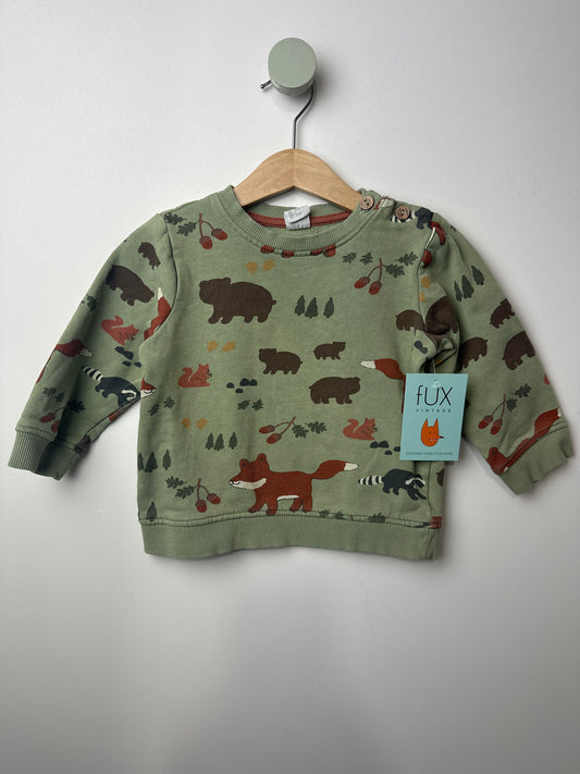 SWEATSHIRT WALDTIERE • 74 • H&M