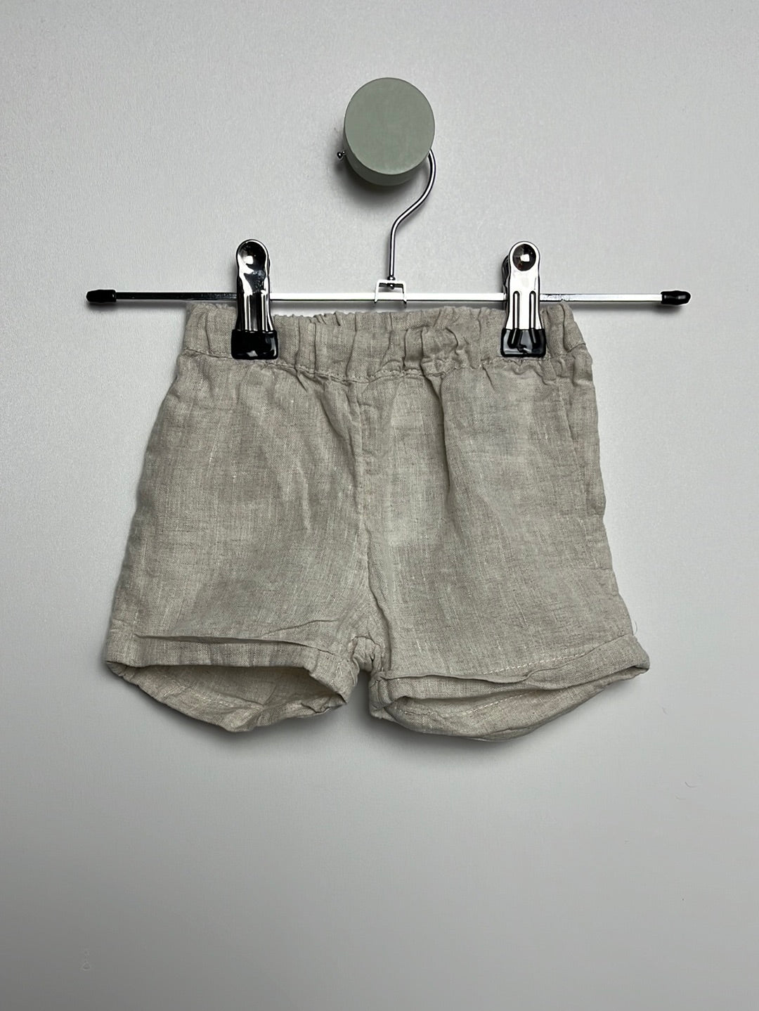 Leinen Set •  Hemd & Shorts - 68 - h&m
