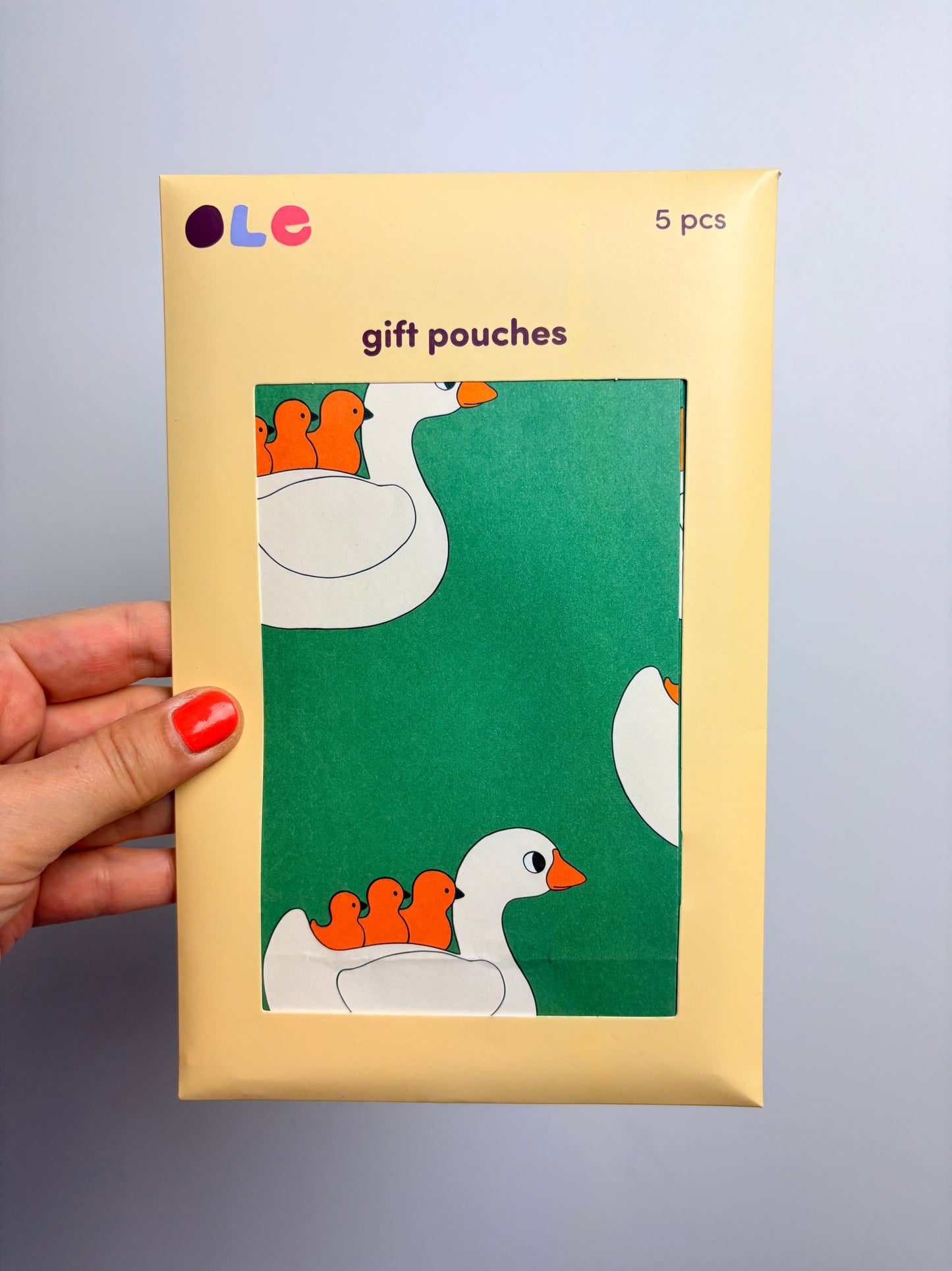 BLOCKBODENBEUTEL • SWAN • 5ER SET