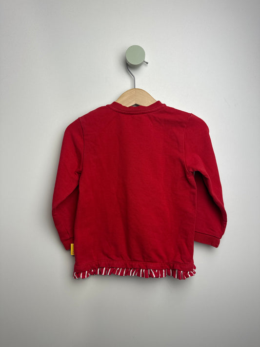 Sweatshirt mit Rüschen • 80 • steiff