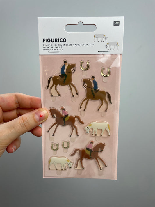 Figurico • Gel Sticker • Reiten