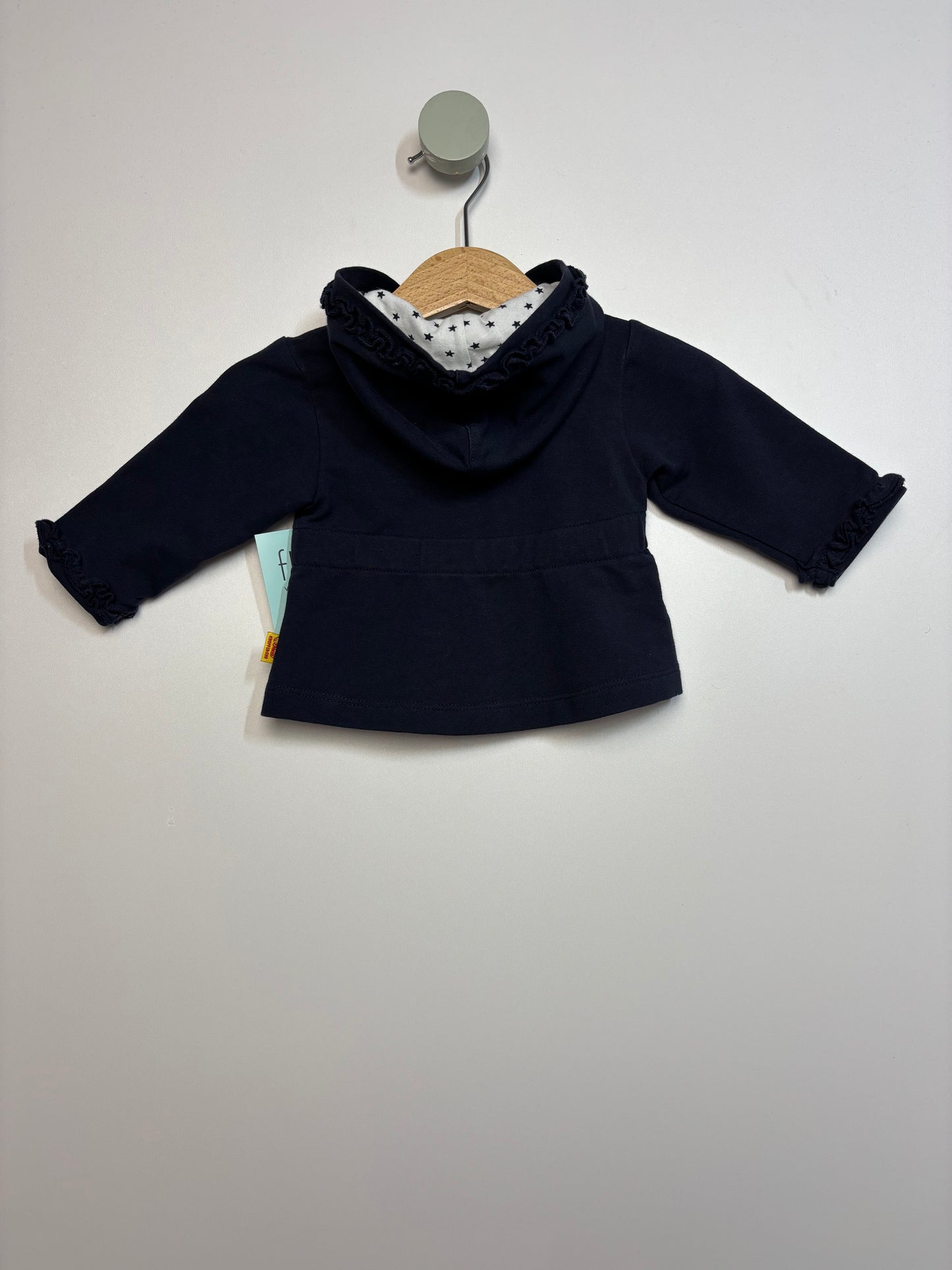 Hoodie Jacke mit Rüschenborte • 56 • steiff