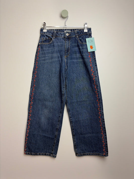 JEANS  BESTICKT • 158 • VERTBAUDET