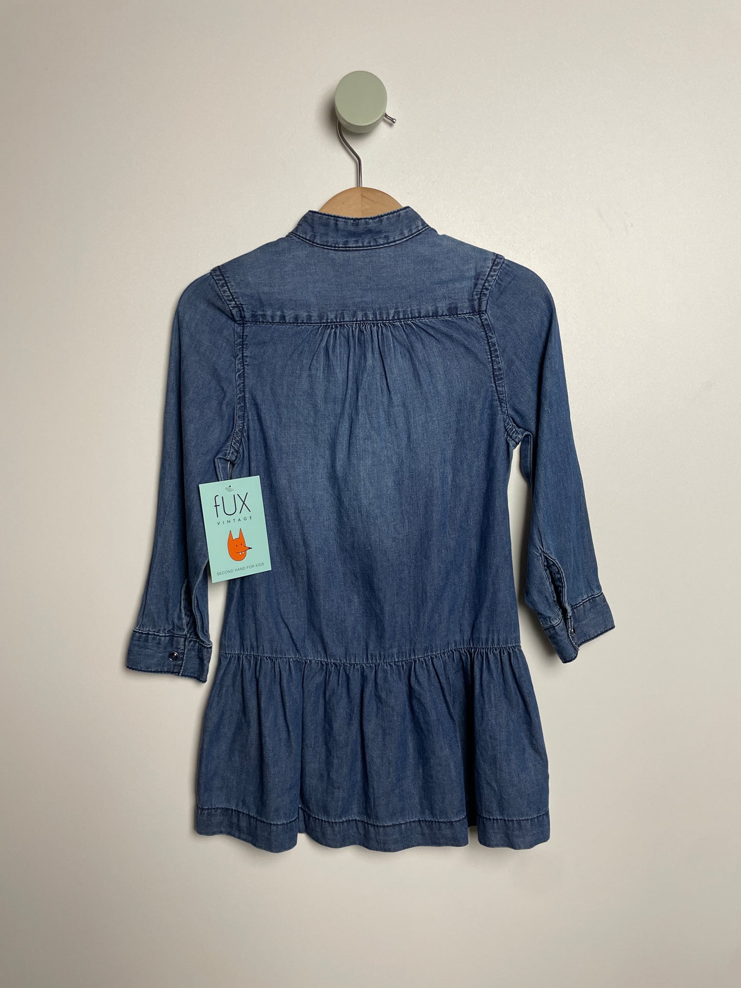 Jeanskleid Rüschen• 98 • kids