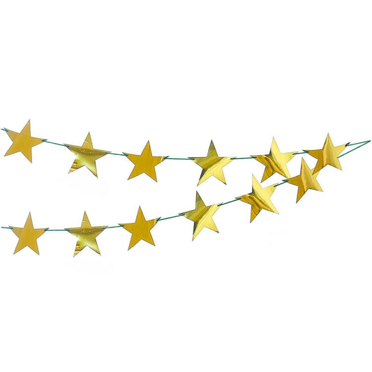 PAPER POETRY • GIRLANDE STERNE GOLD •  3M
