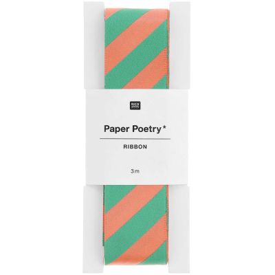 PAPER POETRY • SATINBAND STREIFEN • 25MM x 3M