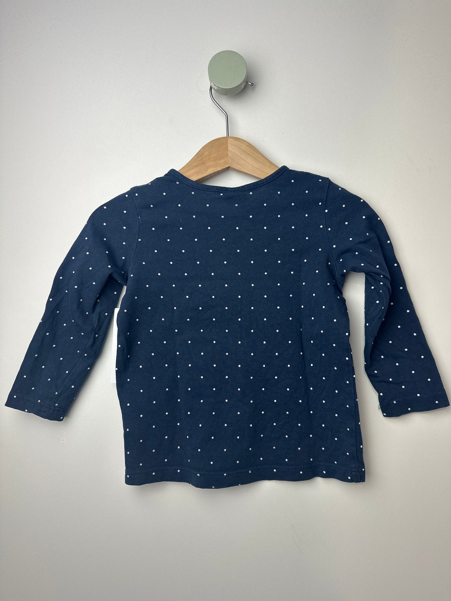 LANGARMSHIRT PÜNKTCHEN • 80 • H&M