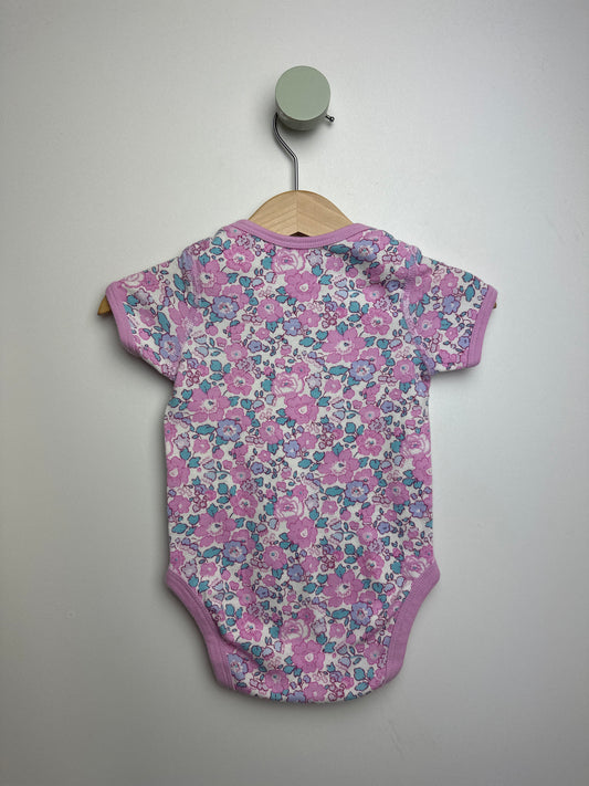 Kurzarmbody Blümchen • 68 • uniqlo