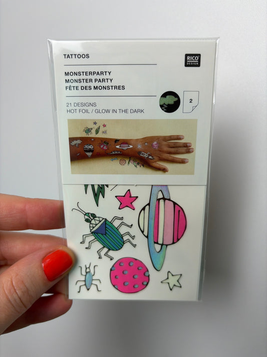 Tattoos • Monsterparty • 21-teilig
