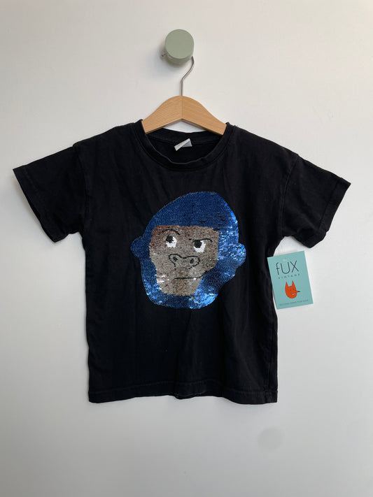 T-Shirt Streichpailletten Affe • 98 • lindex