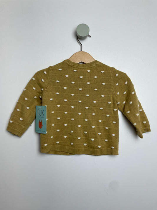 Strickjacke Punkte • 62 • h&m