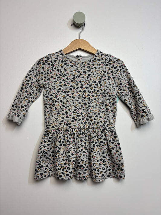 Sweatshirtkleid Blümchen • 74 • petit bateau