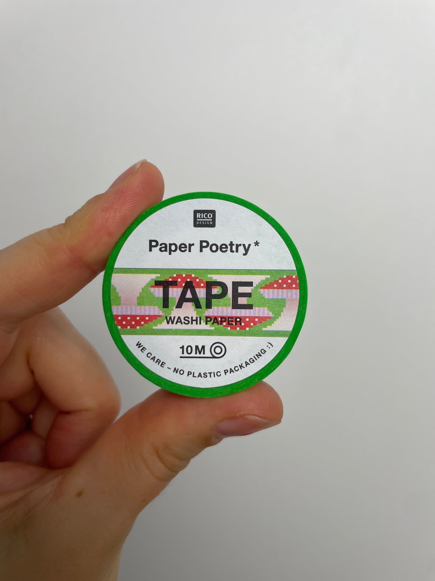 Paper Poetry Tape • Shrooom Pixel • 1,5cmx10m