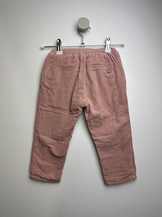 Cordhose gefüttert • 86 • zara