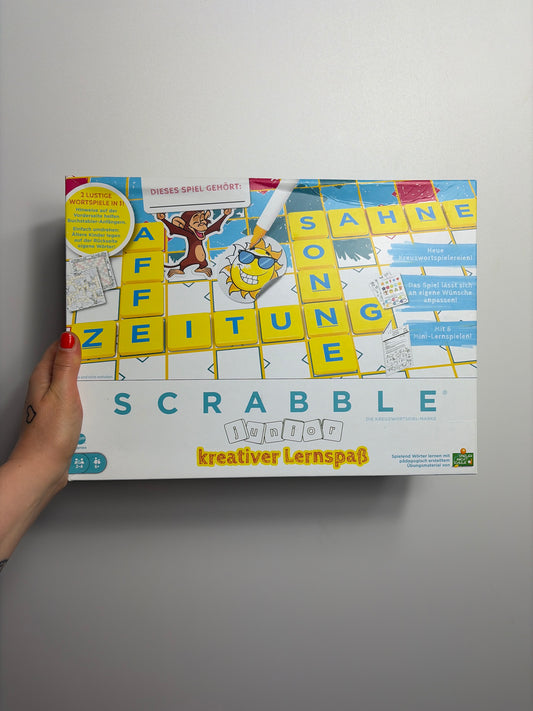 SPIEL • SCRABBLE JUNIOR • MATTEL