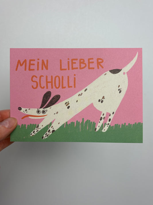 Mein lieber Scholli • Postkarte