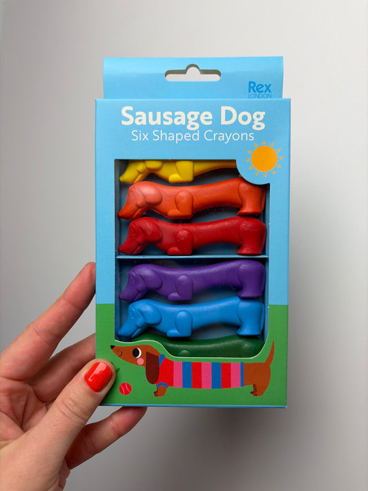 DACKEL WACHSMALSTIFTE • SAUSAGE DOG