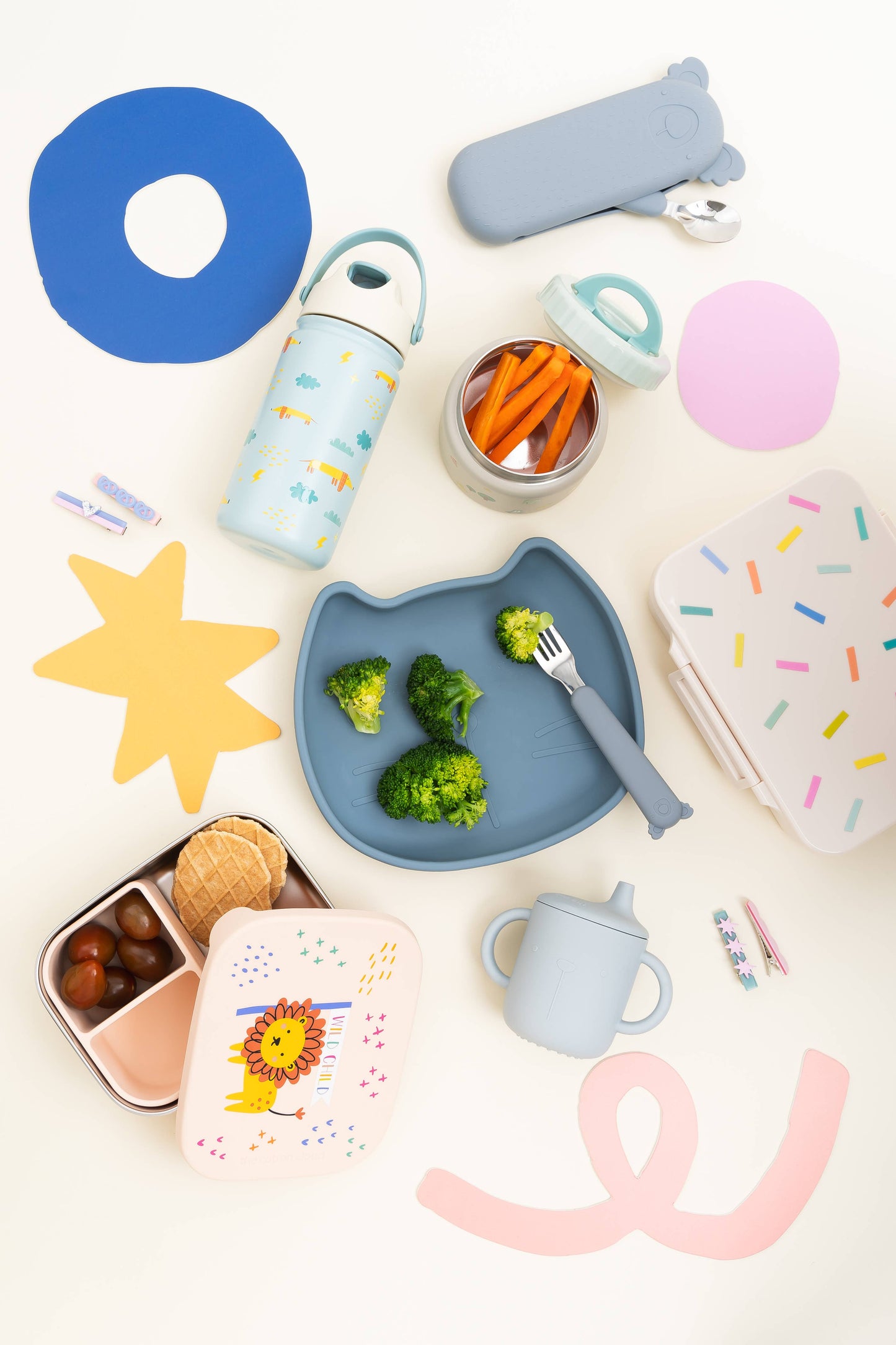 LUNCHBOX AUS EDELSTAHL MIT Fächern FÜR ORIGAMI FÜR KINDER