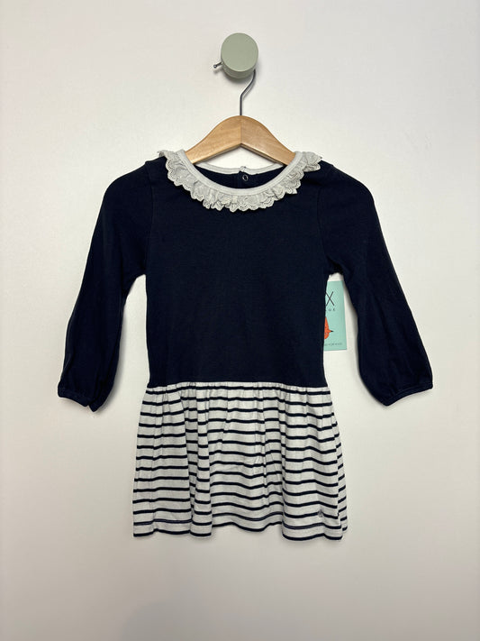 Jerseykleid mit Rüschenkragen• 80 • petit bateau