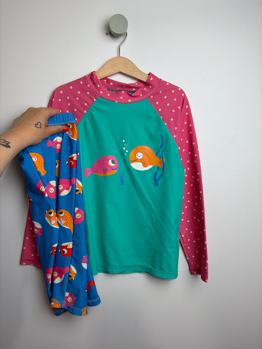 UV-SHIRT & SHORTS • 128 • FRUGI