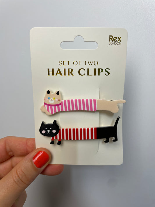 Haarclips • Katzen