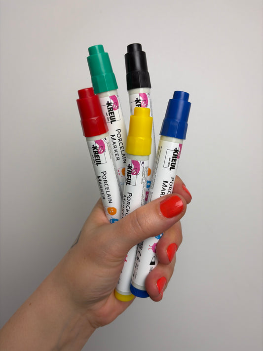 Porcelain Marker medium Junior 5er Set