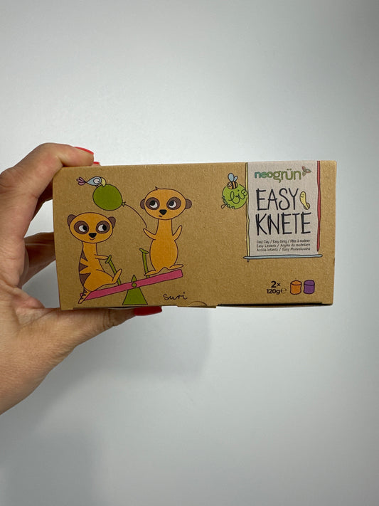 BIO EASY KNETE VEGAN • 2ER SET • ORANGE & VIOLETT